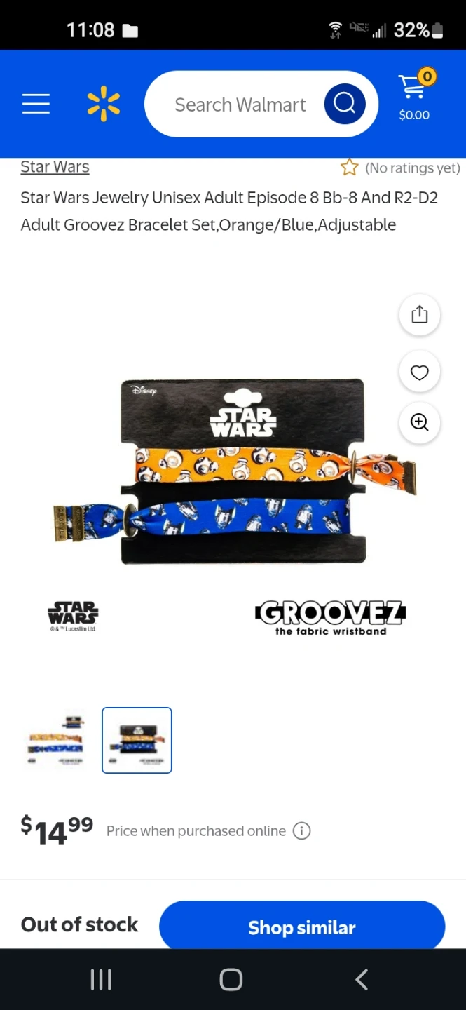 DISNEY STAR WARS Unisex Bracelets