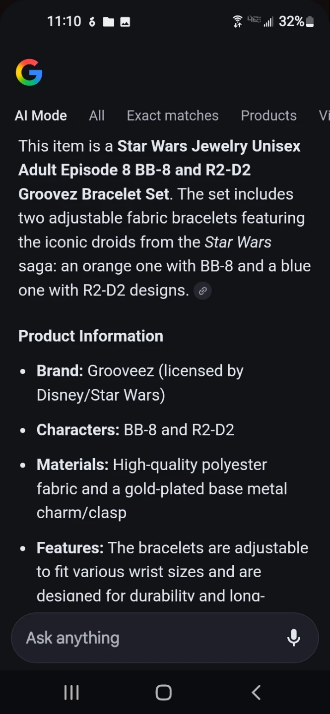 DISNEY STAR WARS Unisex Bracelets - photo 3