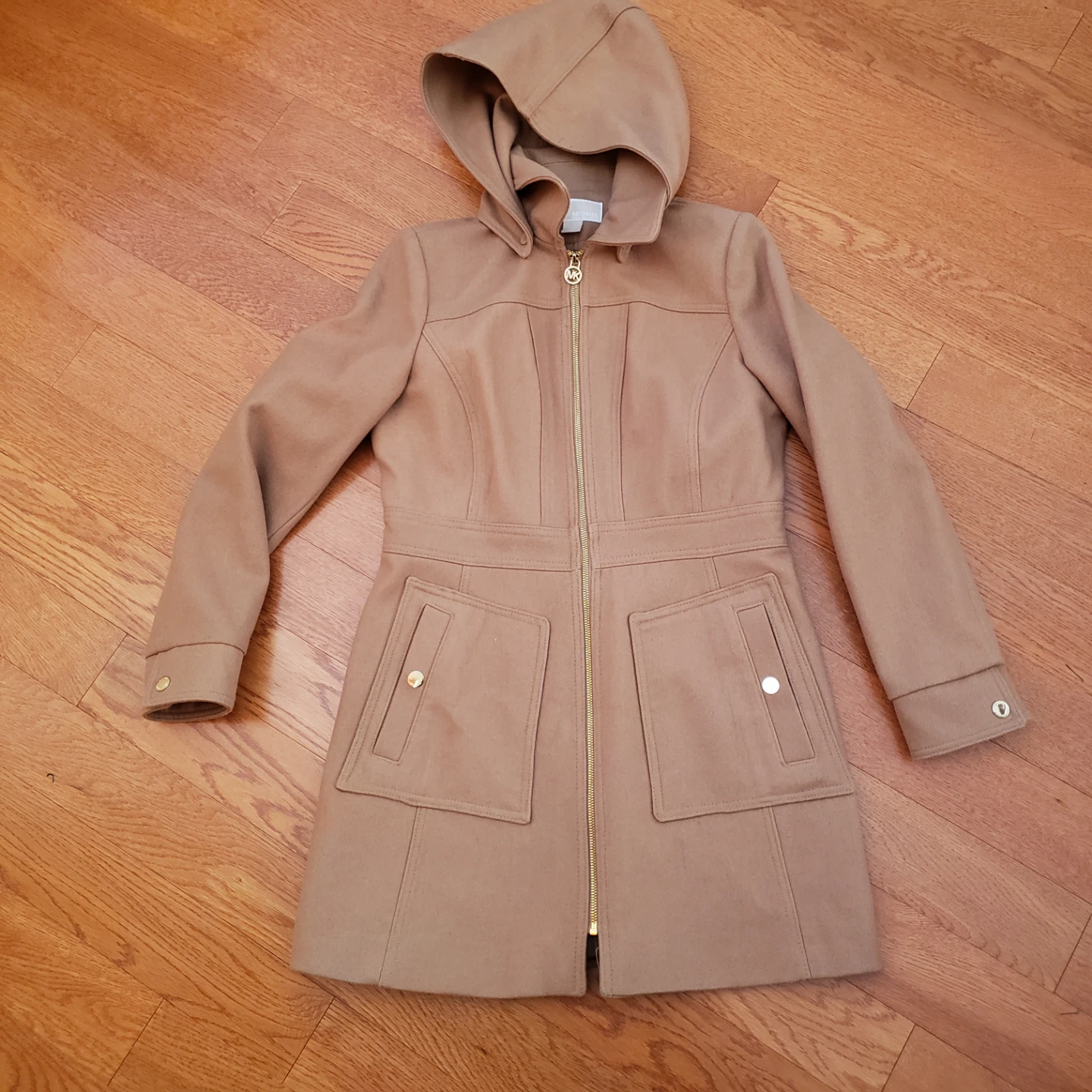 Michael Michael Kors Hooded Coat - Size S