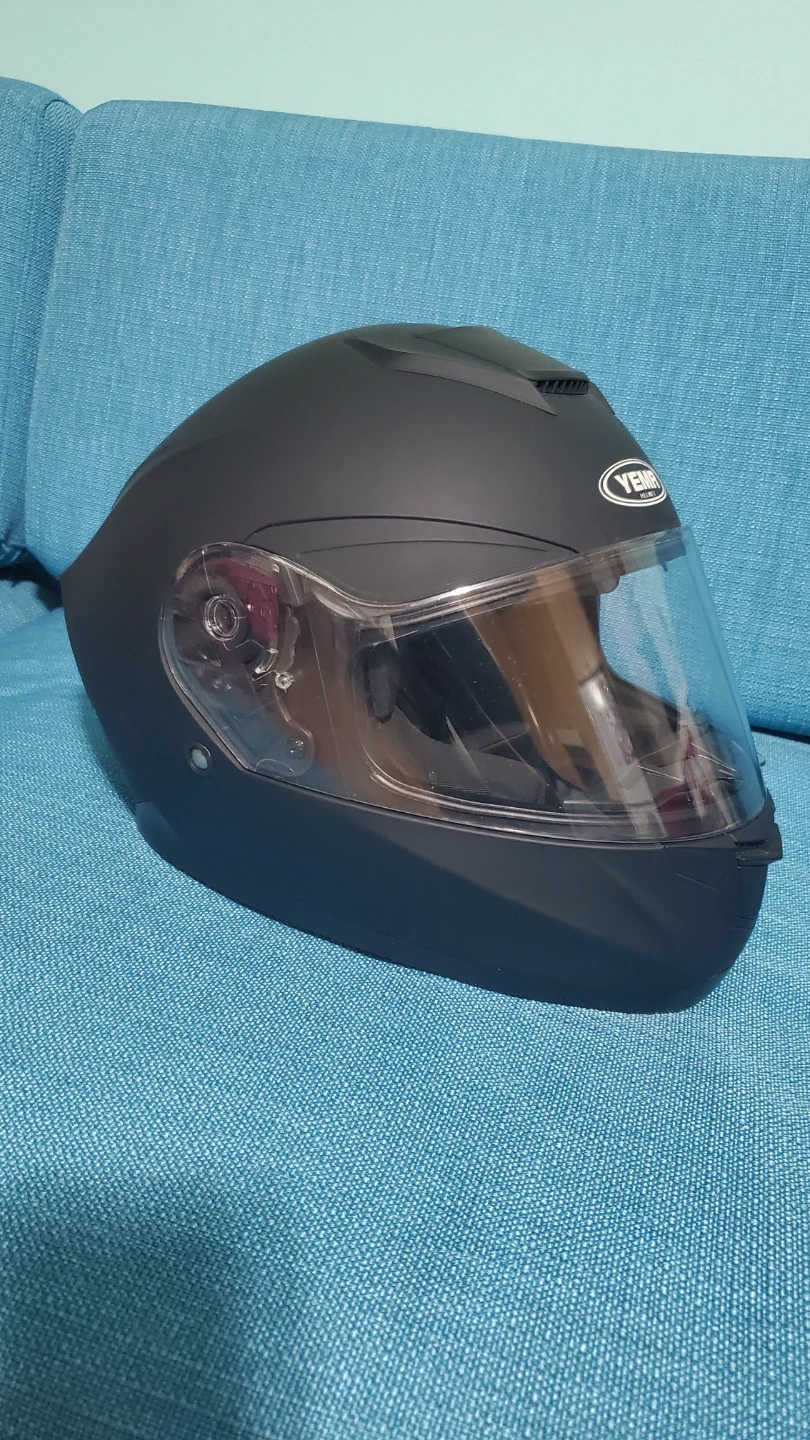 Yema Full Face Motorcycle Helmet - Matte Black - photo 3