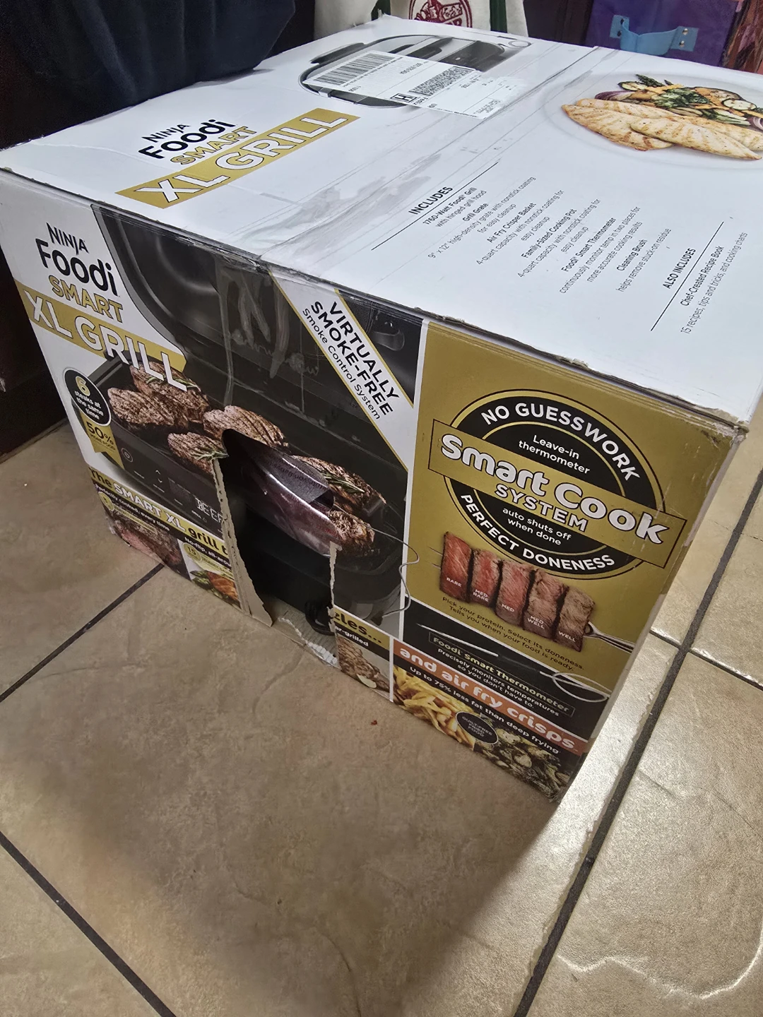 6 in 1 Ninja Foodi Smart XL Grill- Brand new, never used - photo 2