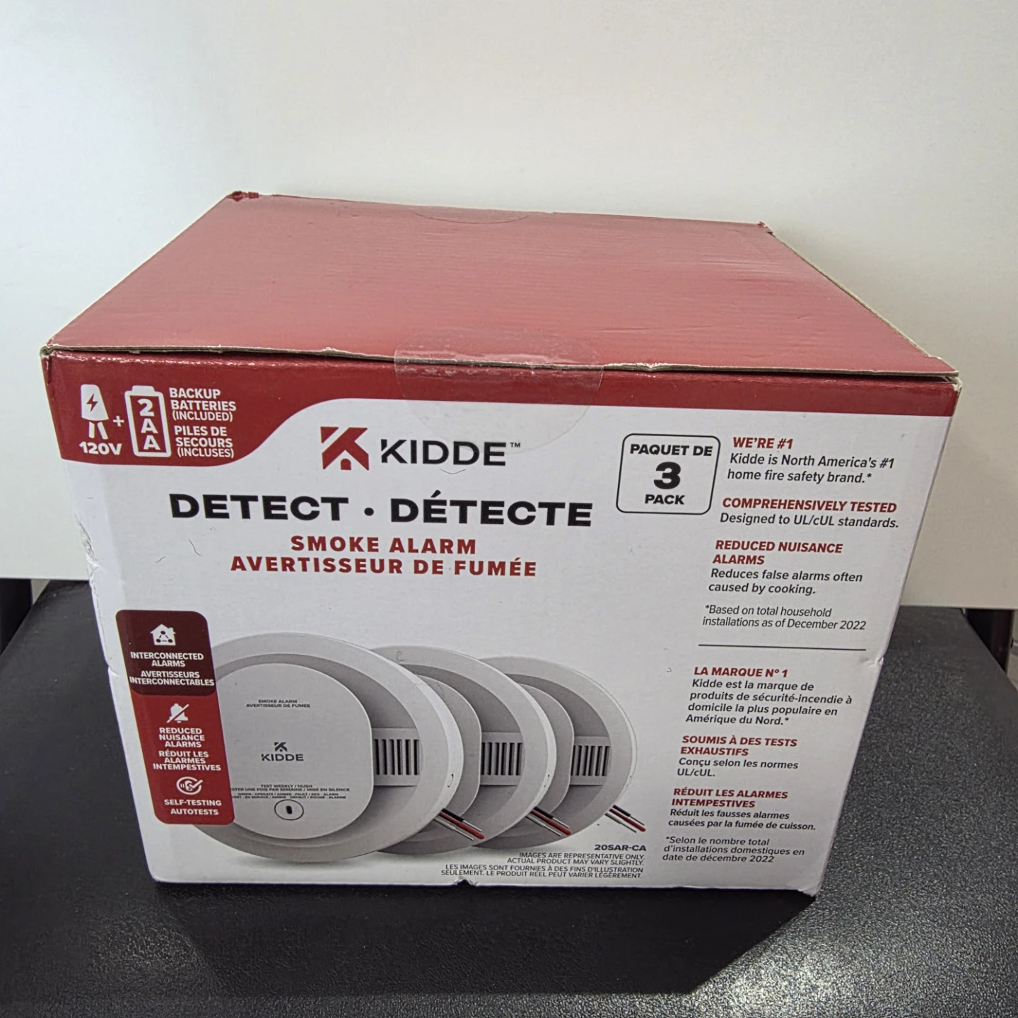 Kidde Smoke Alarm 3 Pack