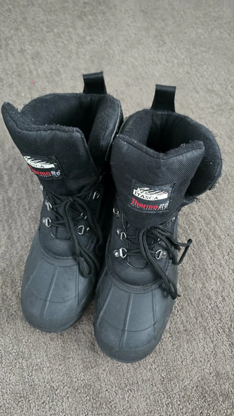 Itasca Thermolite Black Winter Boots - Size 11 - photo 5