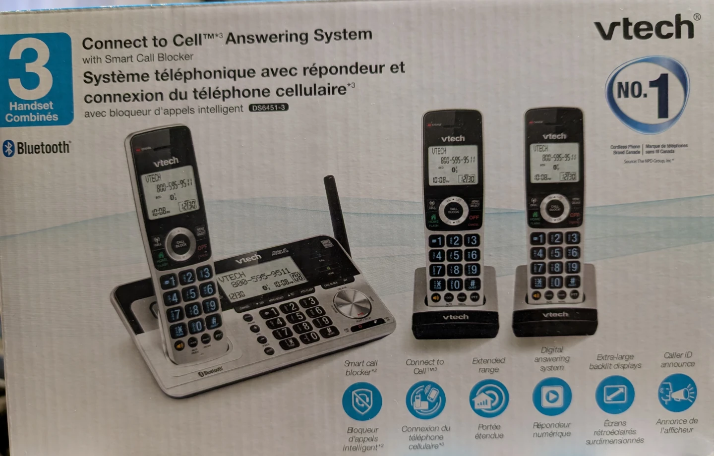VTech 3 Handset Cordless Answering System