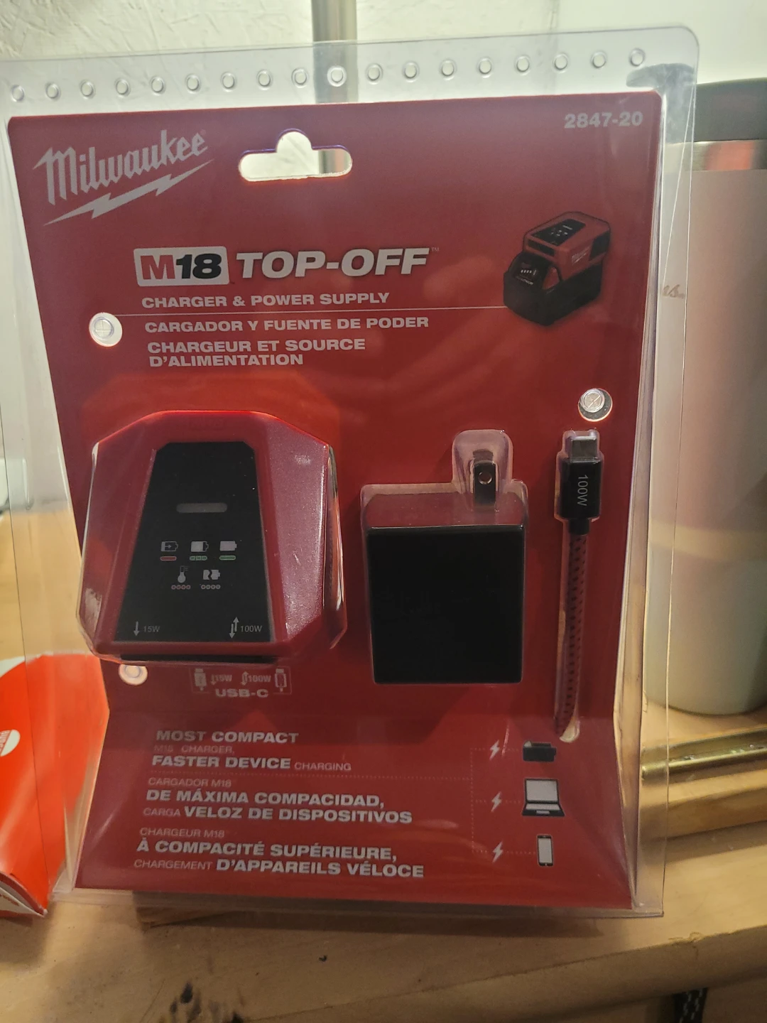 Milwaukee M18 Top-Off Charger & Power Supply - NEW