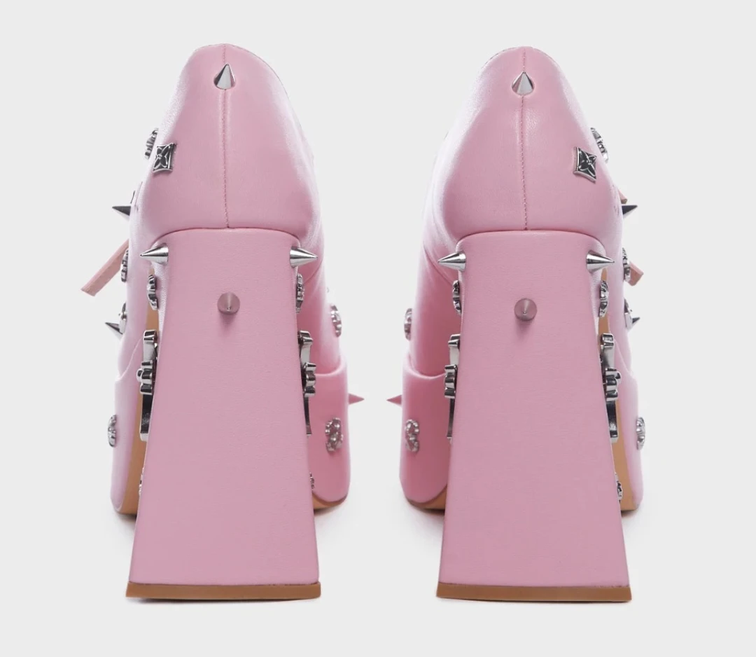 Koi Mary Jane Pink Platform Heels Dolls Kill!! - photo 5