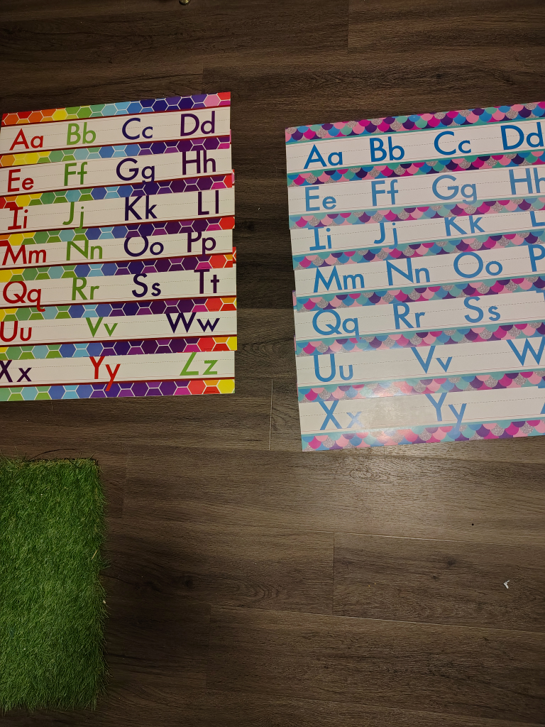 Alphabet Learning Strips
