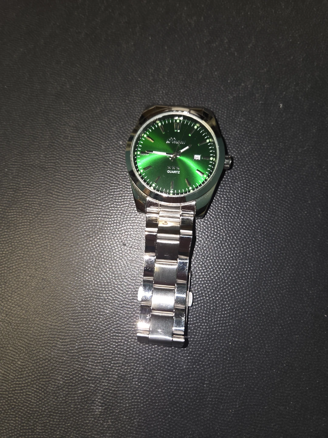 Green Dial Quartz Watch