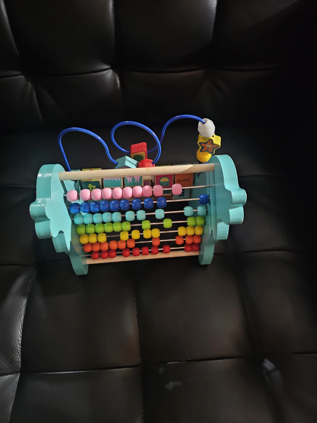 Wooden Abacus Bead Maze Toy