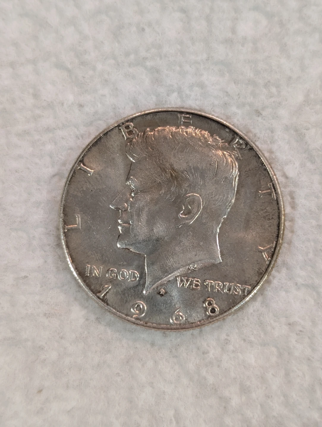 Kennedy Silver Half Dollar 1968- D Denver