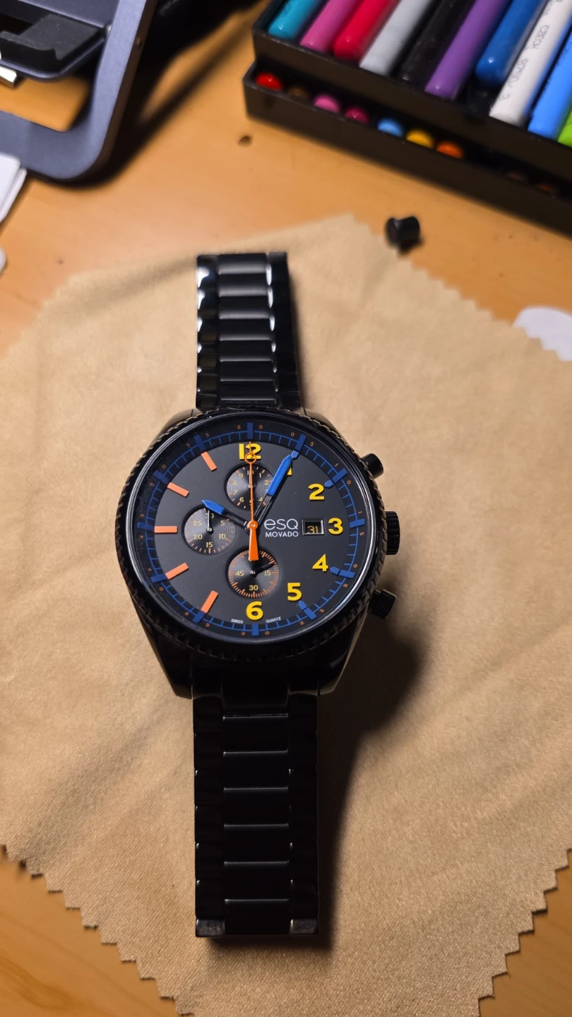 ESQ Movado Watch - Black