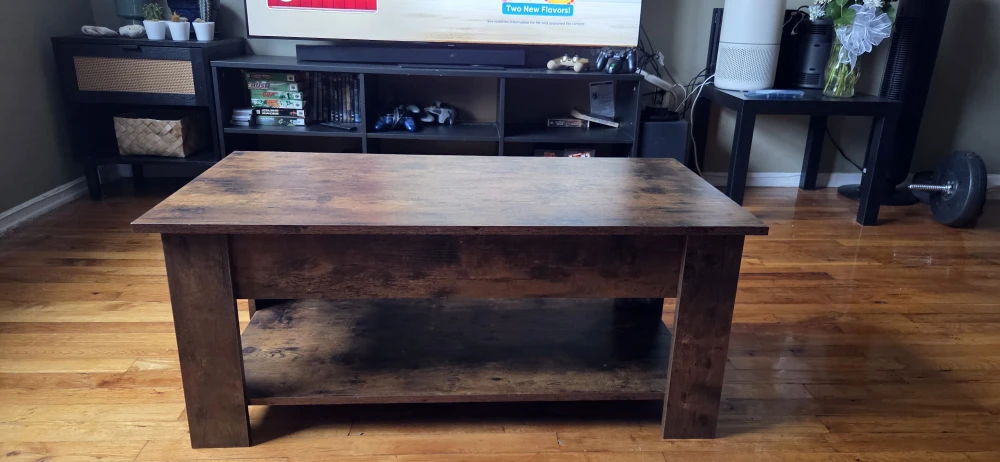 Lift Top Coffee Table - Brown