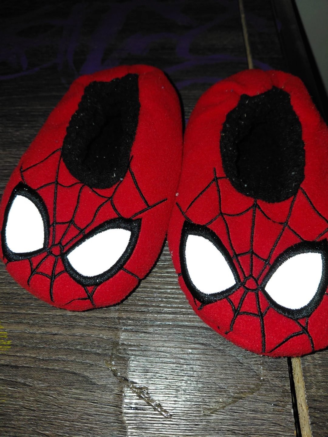 Spiderman Red Slippers
