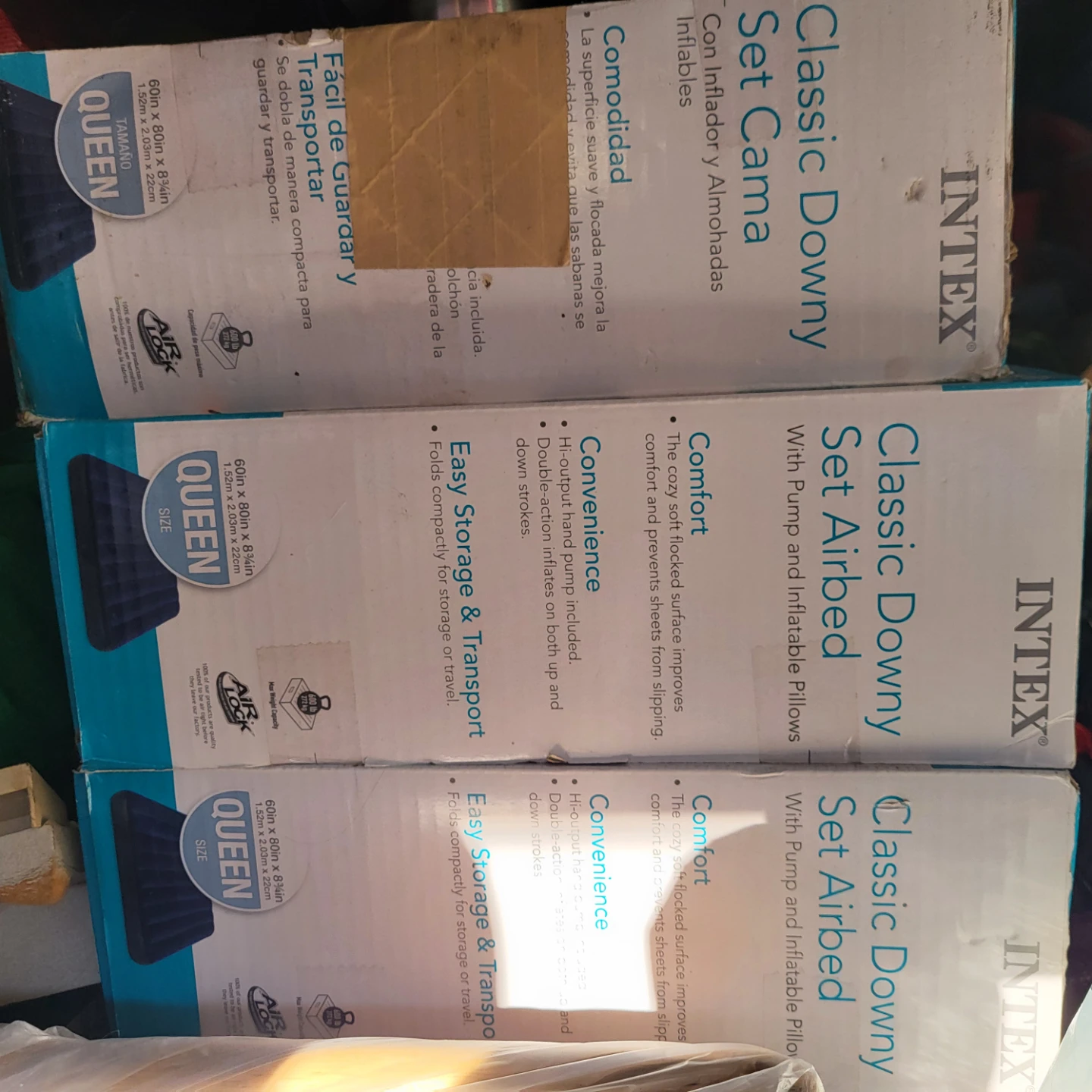 Intex Classic Downy Queen Airbed - New in Box!