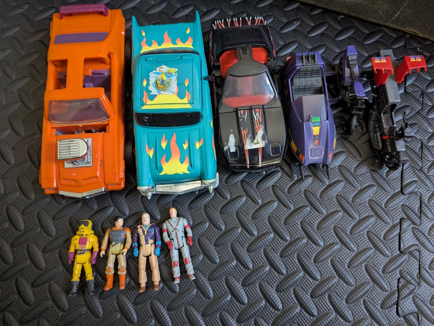M.A.S.K. Vintage Toy Cars & Action Figures Lot
