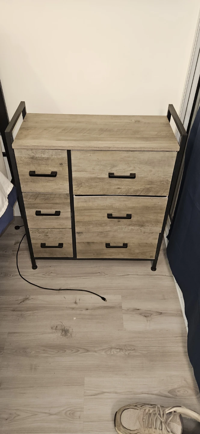 2 sets of fabric 6-Drawer Dresser - photo 3
