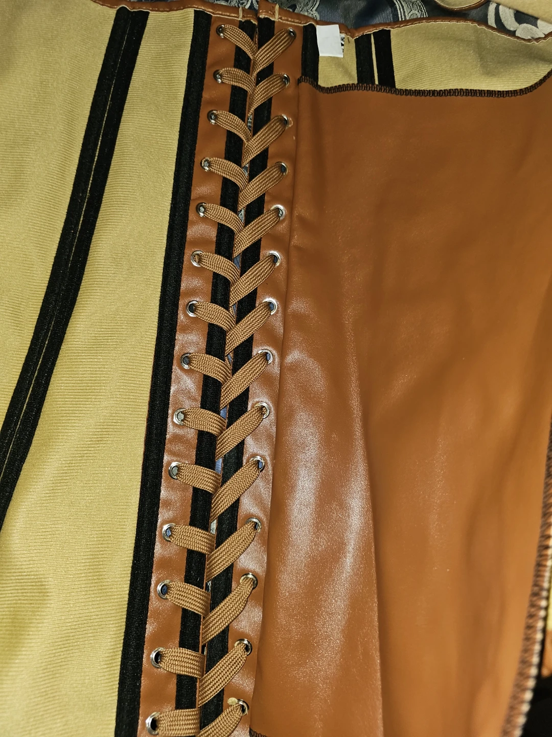 Spicy Lingerie Brown Faux Leather Corset 6X - photo 5