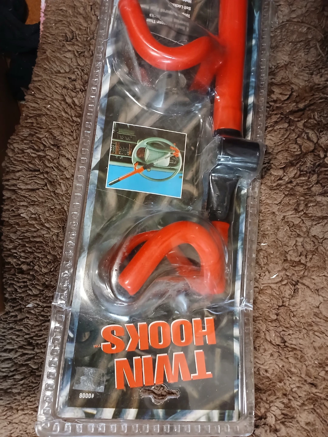 Twin Hooks Steering Wheel Lock - photo 3
