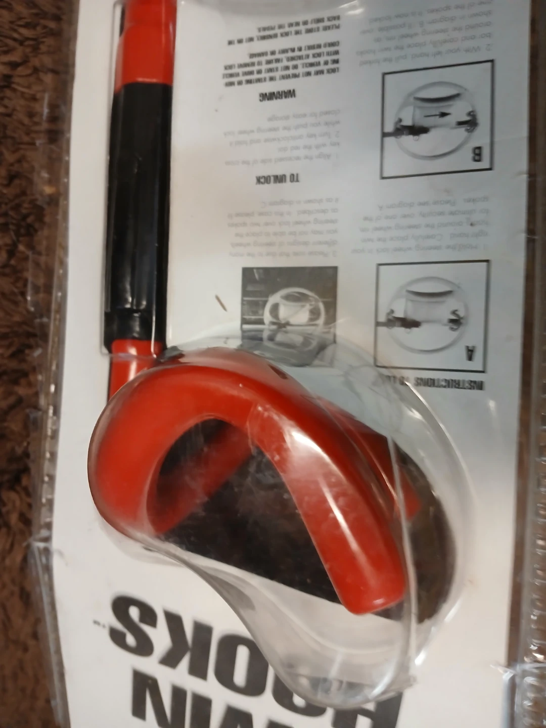 Twin Hooks Steering Wheel Lock - photo 5