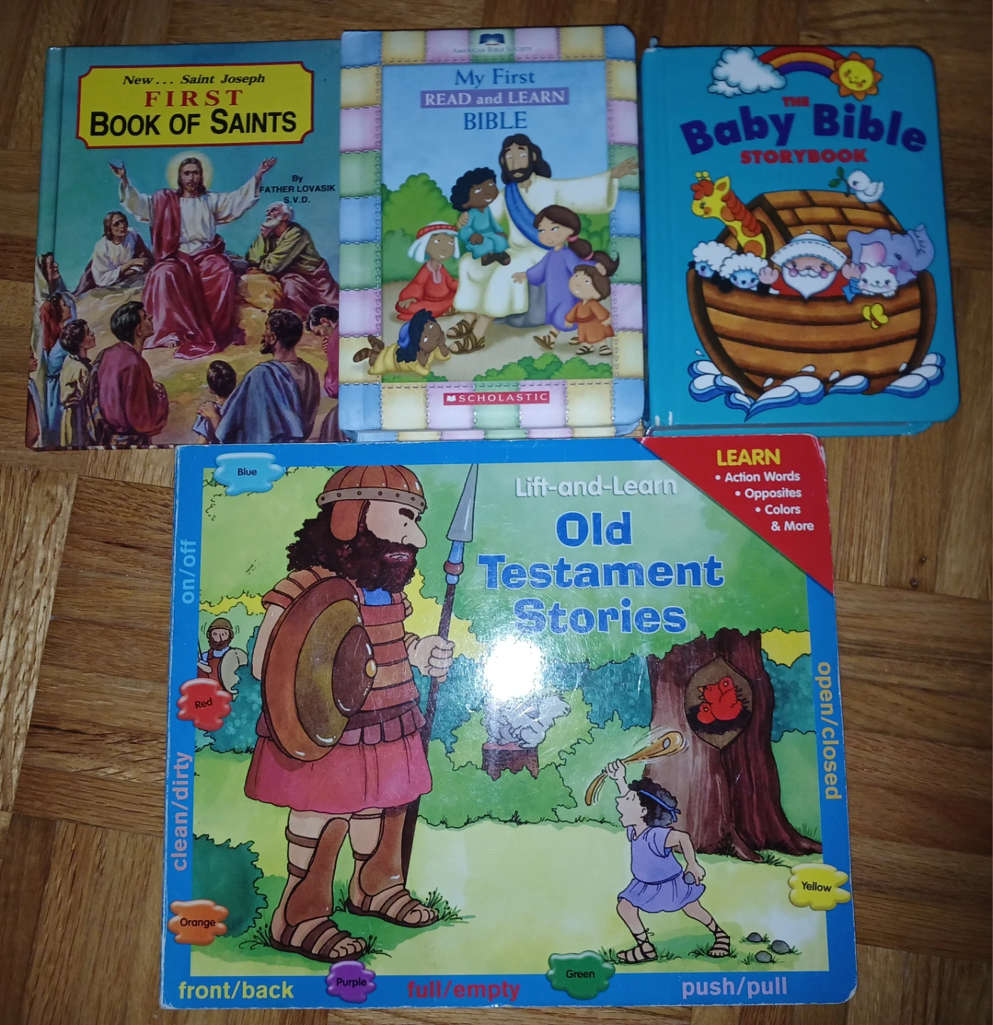 4 Christian books / bible for kids
