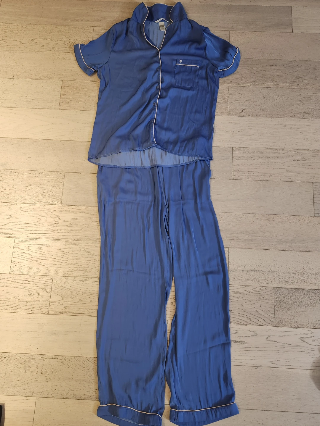 Victoria's Secret Blue Pajama Set - Size M
