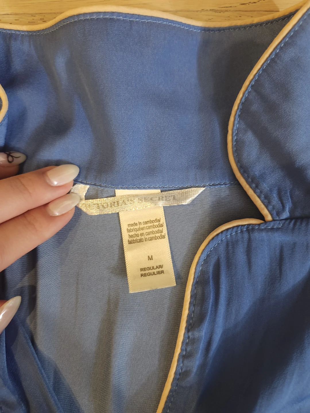 Victoria's Secret Blue Pajama Set - Size M - photo 2