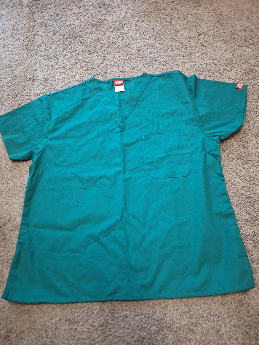 NEW Dickies Dark Green Scrub Top - Size XS