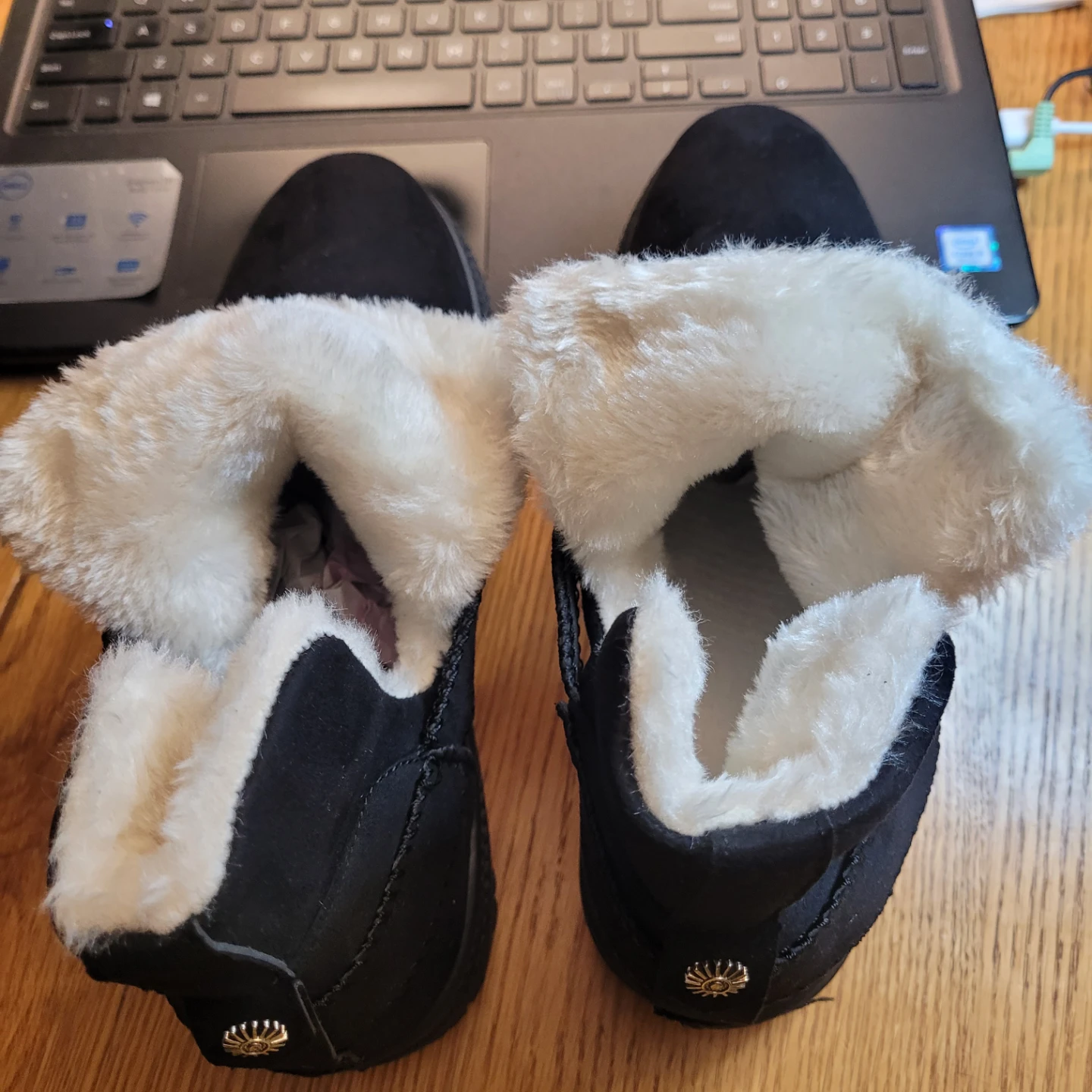 Toloog Black Fur Lined Ankle Boots - photo 5