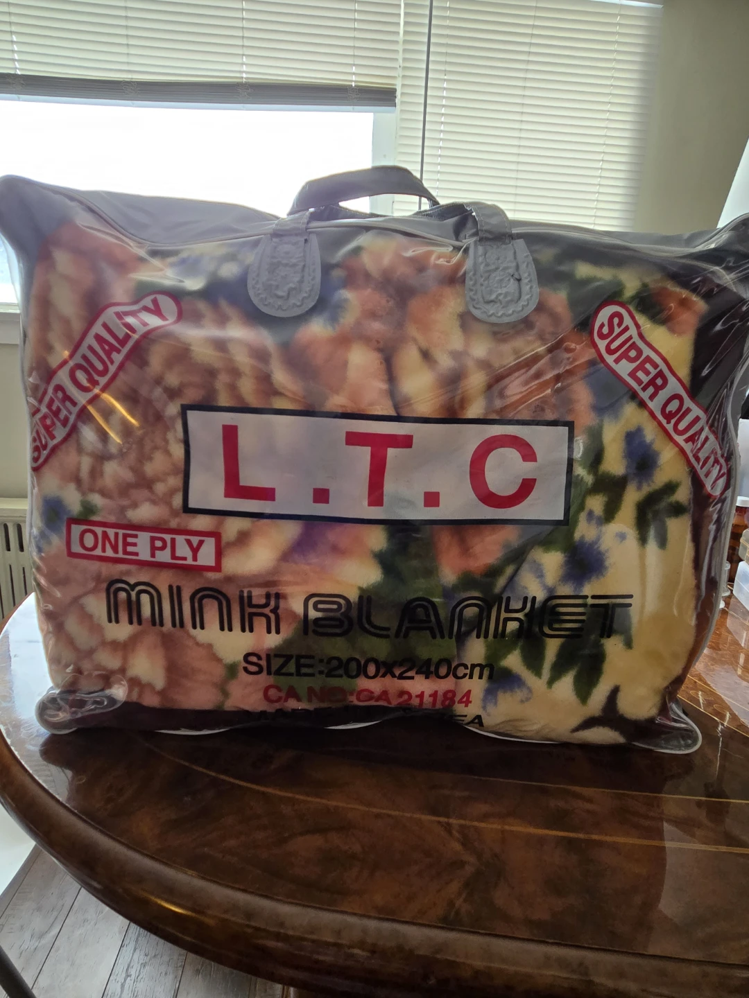 L.T.C One Ply Mink Blanket 200x240cm