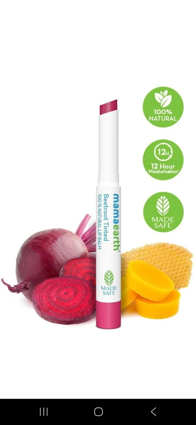 Mamaearth Beetroot Tinted Lip Balm