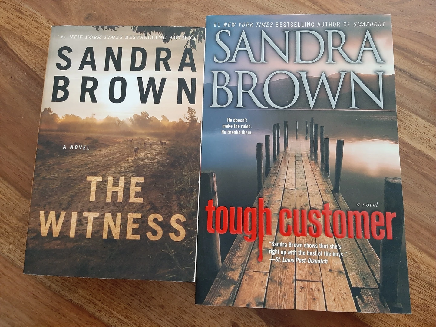 Sandra Brown Novels - The Witness & Tough Customer