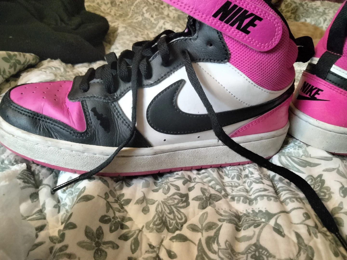 Nike Court Borough Mid 2 Pink/Black Sneakers - photo 3