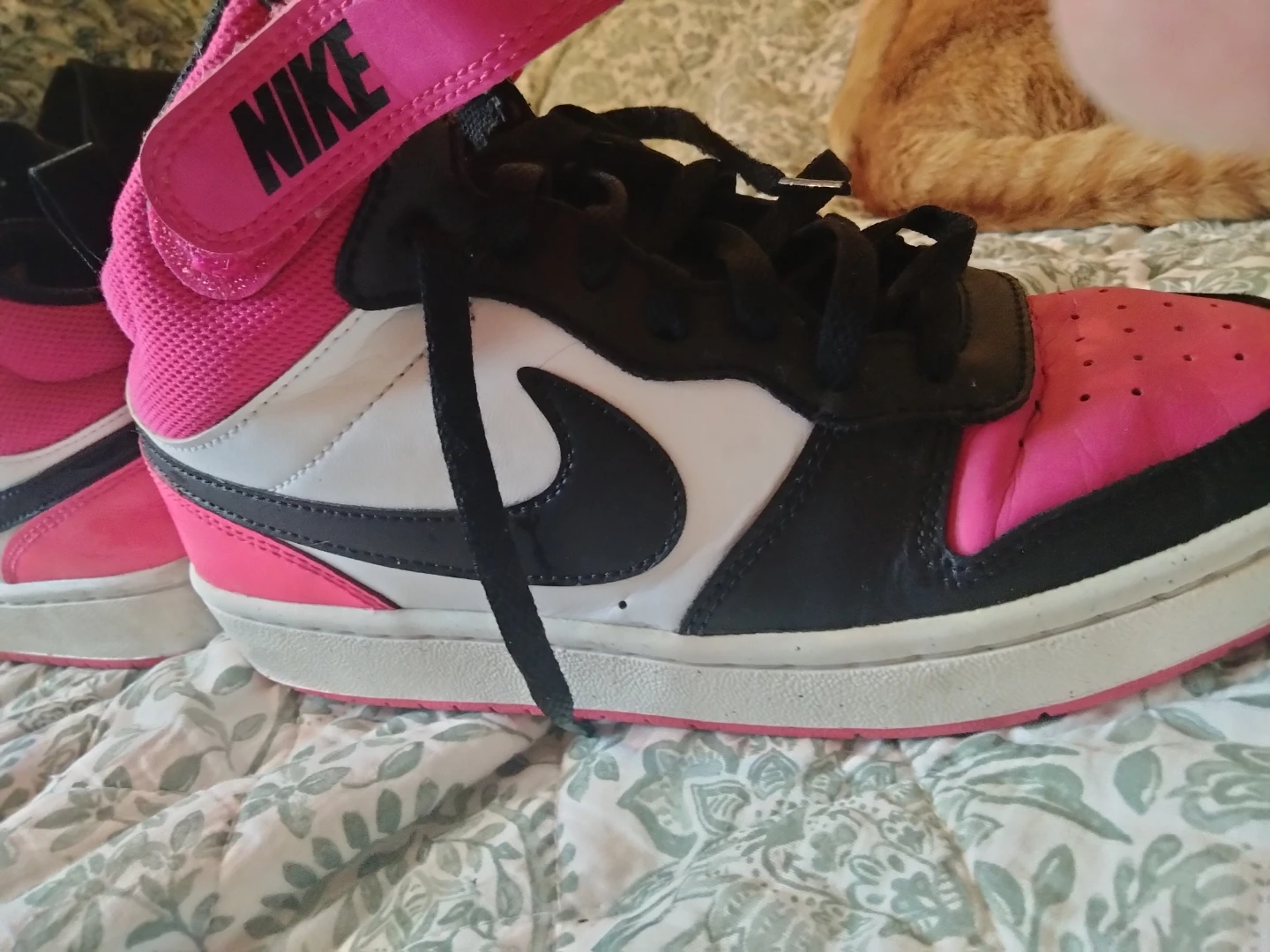 Nike Court Borough Mid 2 Pink/Black Sneakers - photo 5