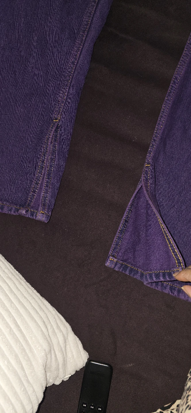 Ganni Purple Denim Jeans - photo 3