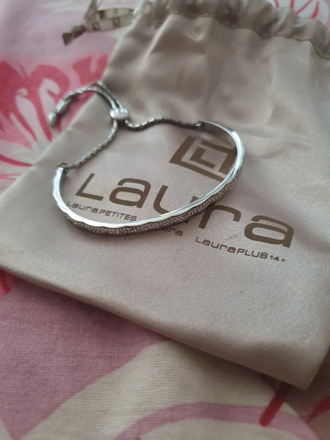 Laura Plus Bracelet with Rhinestones