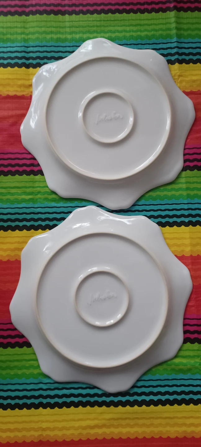 Ann Sandra Berry & Thread Scallop Dessert/ Salad Plates - photo 3