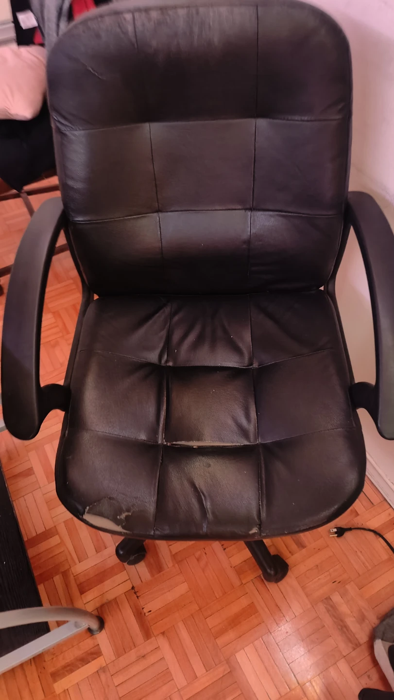 Black Office Chair - Some Wear