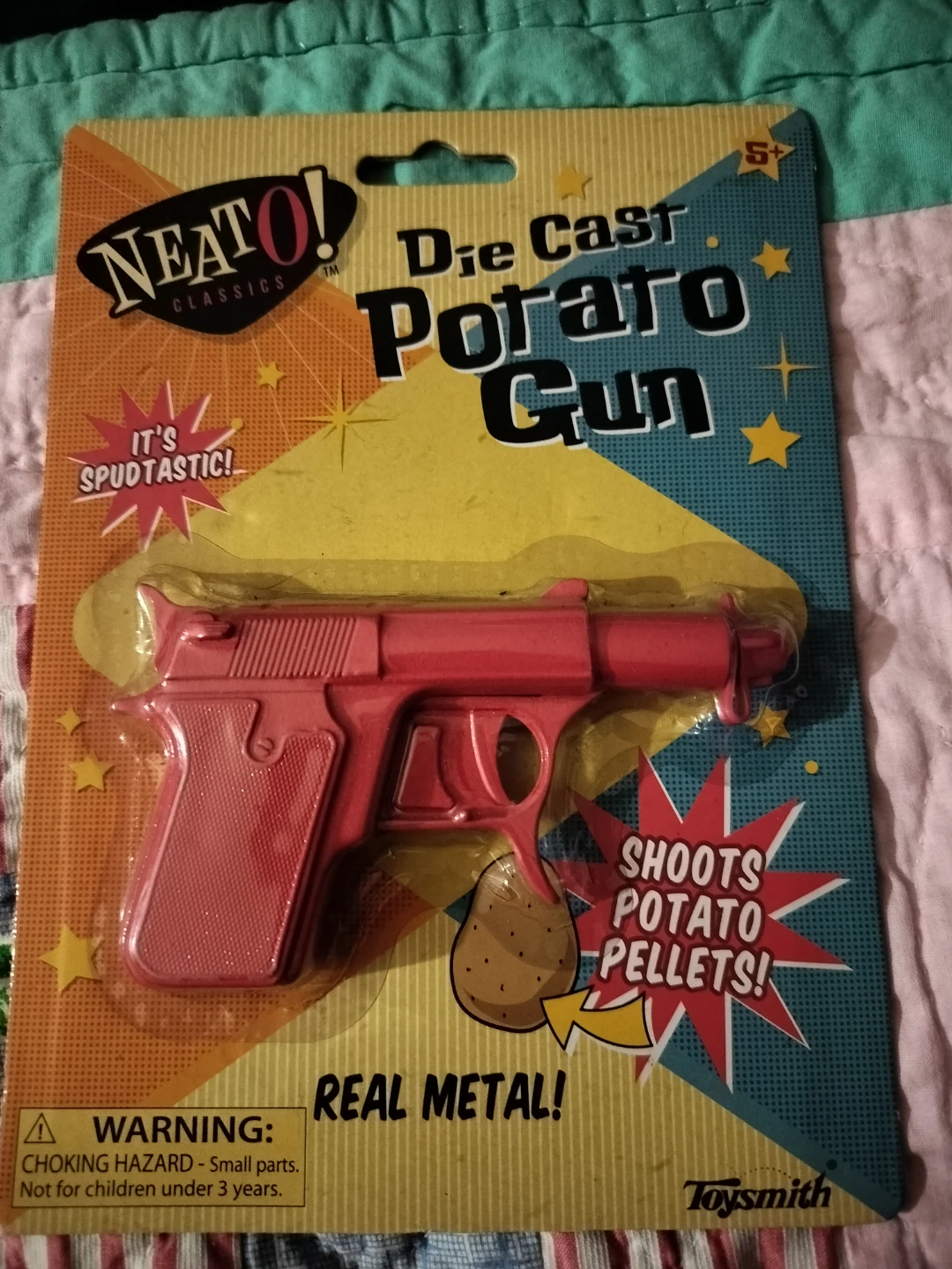 Neato! Classics Die Cast Potato Gun Toy