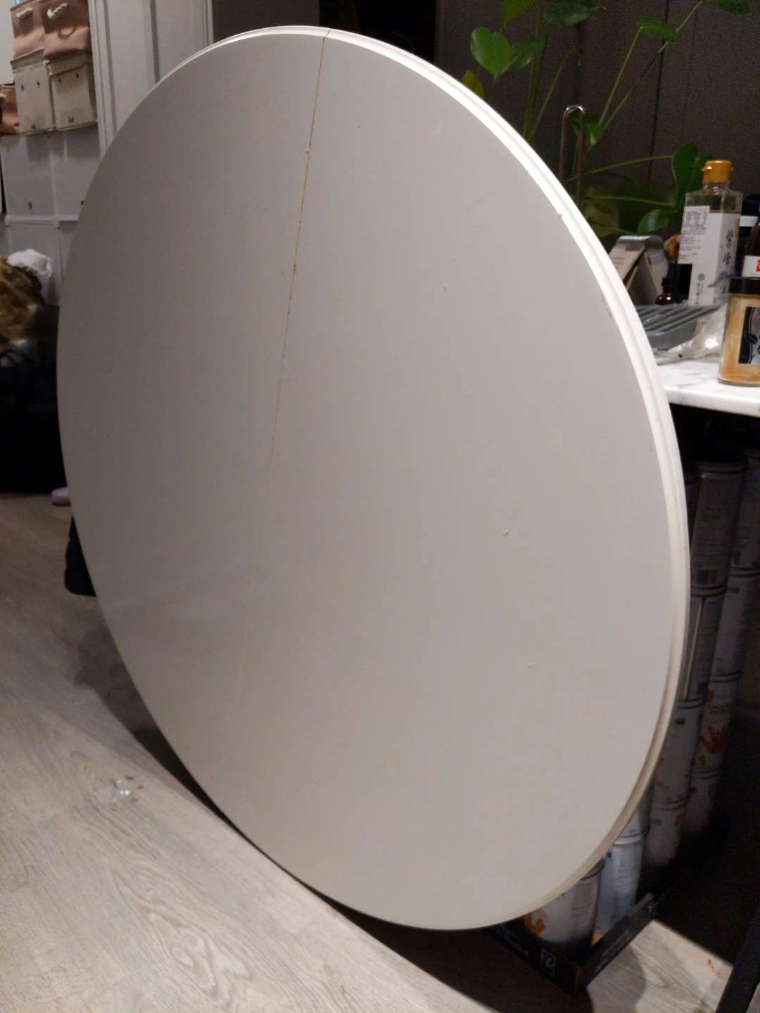 IKEA ROSENTORP Extendable round table, Seats 4-6, 110/155 cm