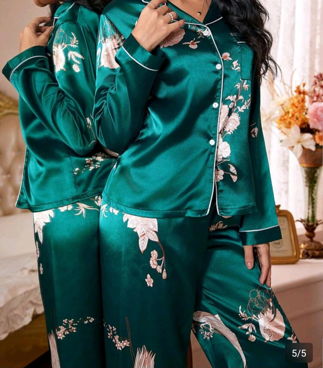 ✨ Luxury Satin Pajama Set  (new- never been worn) - photo 2