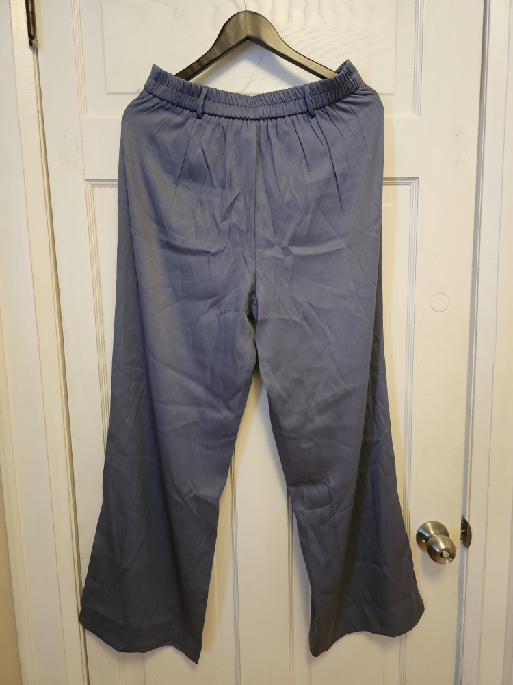 Blue Wide Leg Dress Pants - photo 2