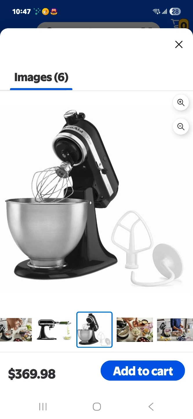 KitchnAid 4.5 mixer/ tilt head. Brand new used once - photo 4