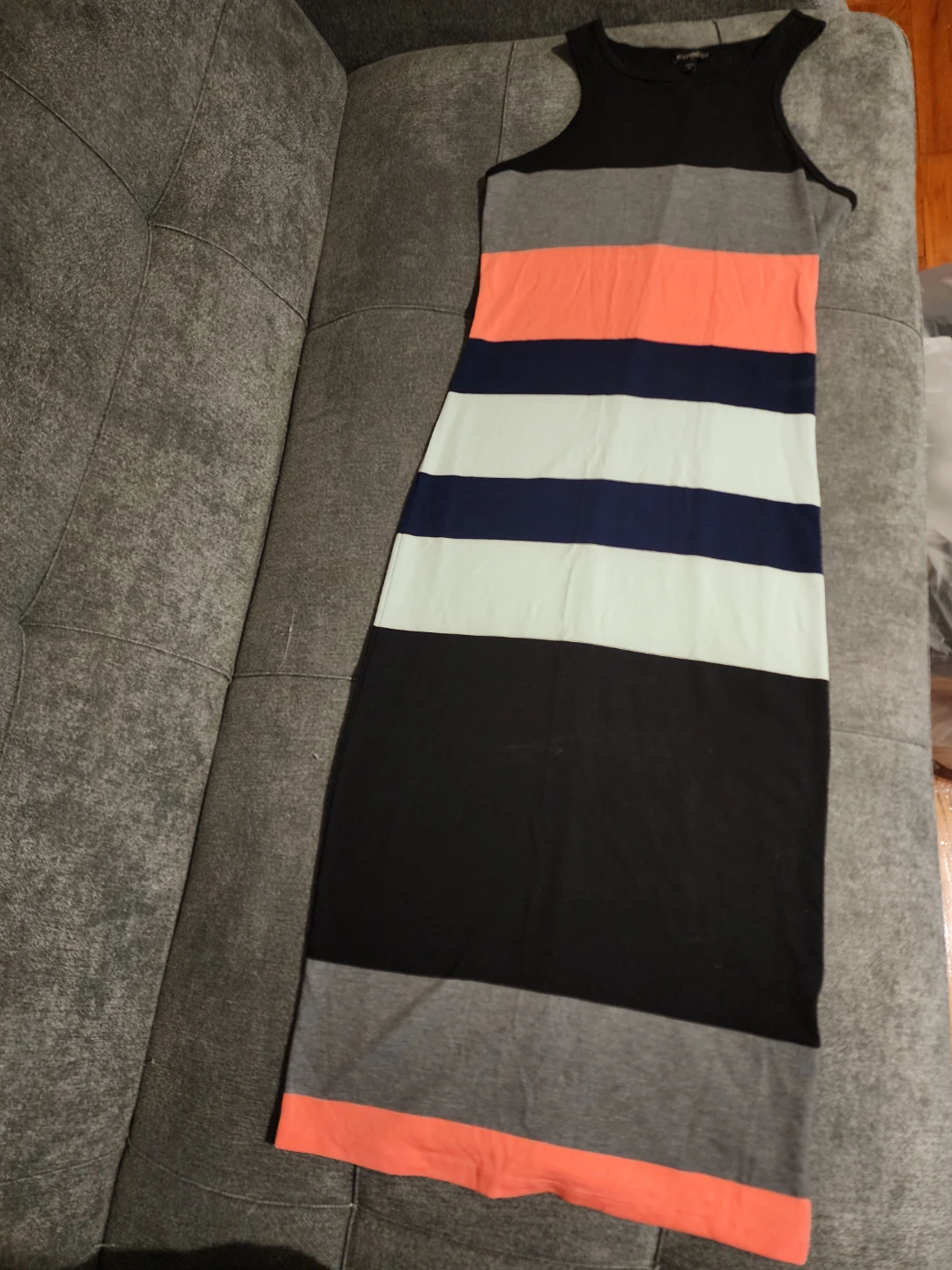Express Striped Sleeveless Dress - Size S - photo 2