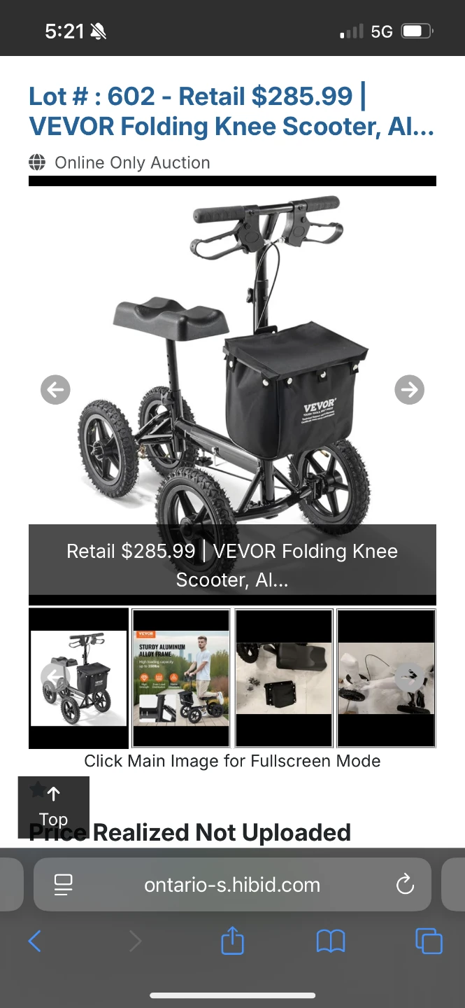 VEVOR Folding Knee Scooter - New in Box! - photo 3