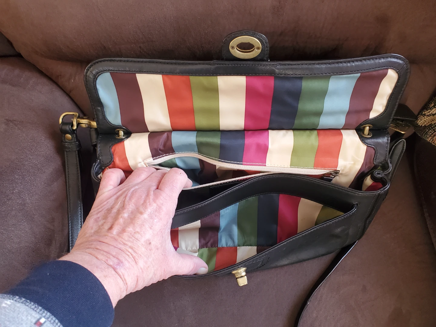 Coach Black Leather Handbag - photo 2