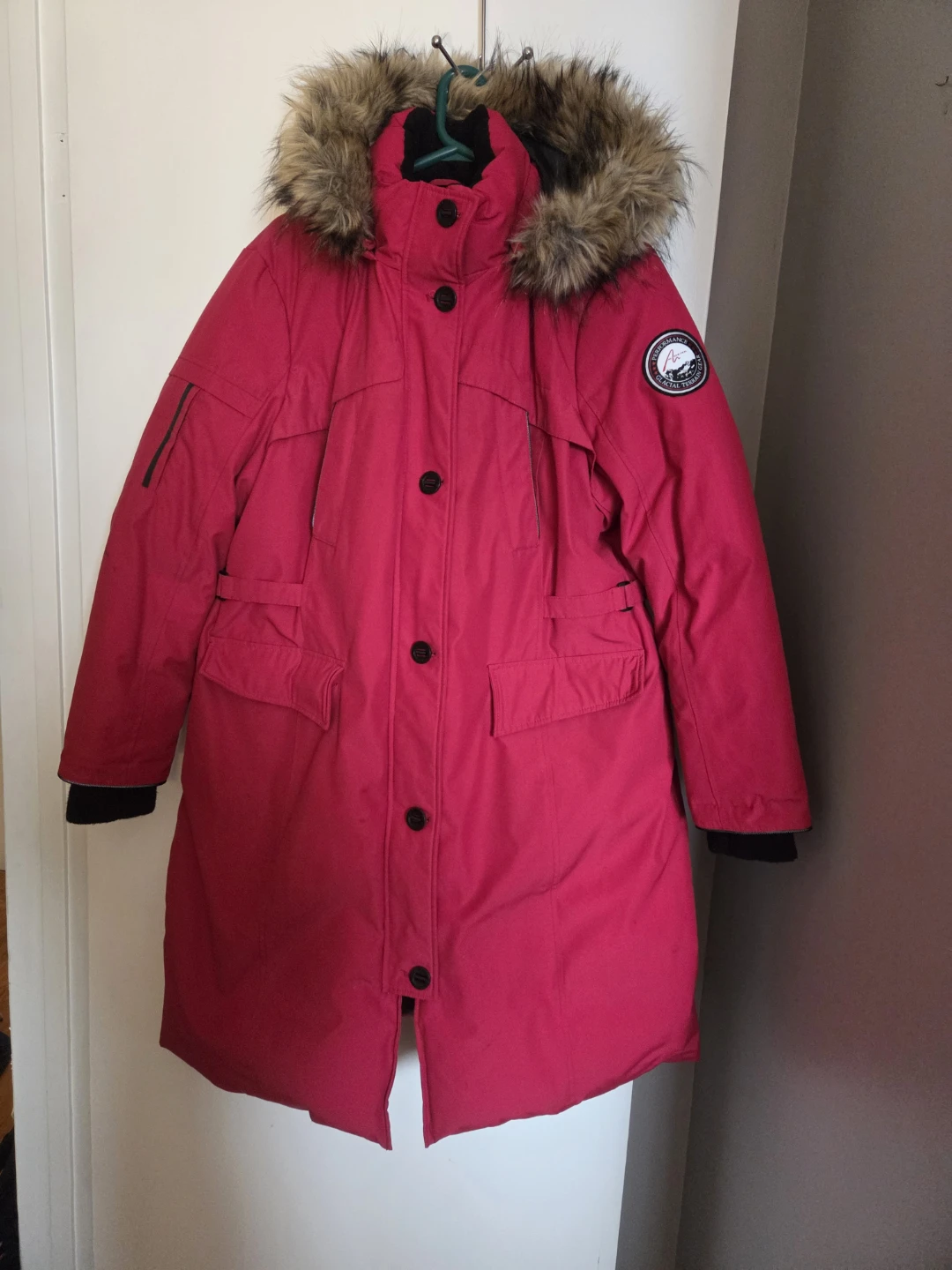 Womens Size 1X Alpinetek Parka with Fur Hood