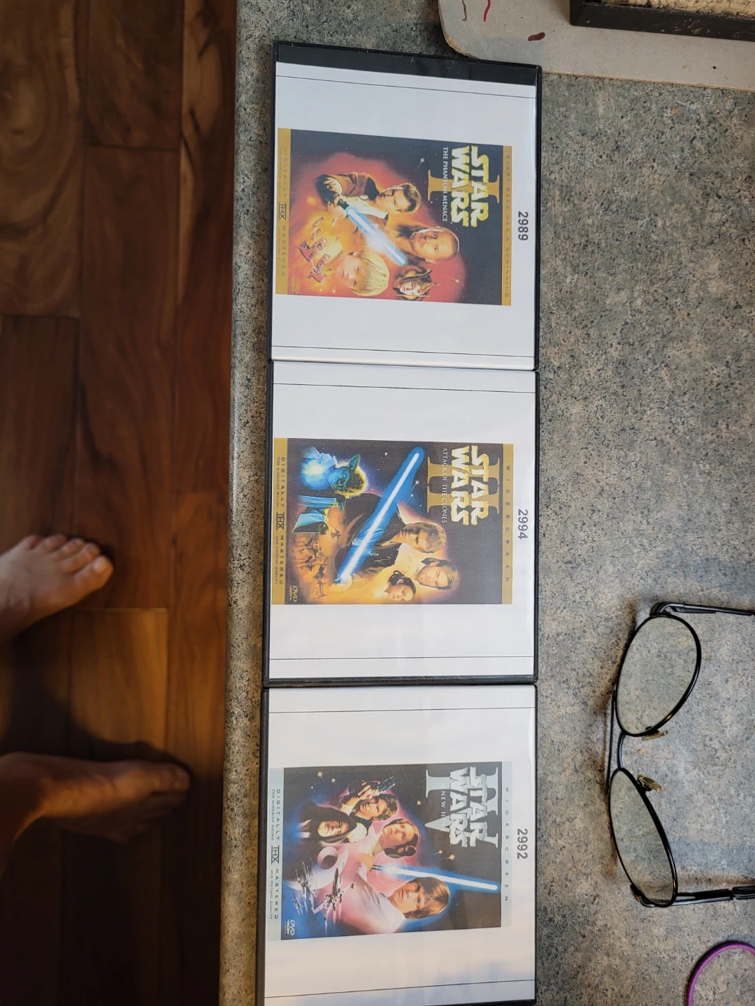 6 Star Wars DVD Set