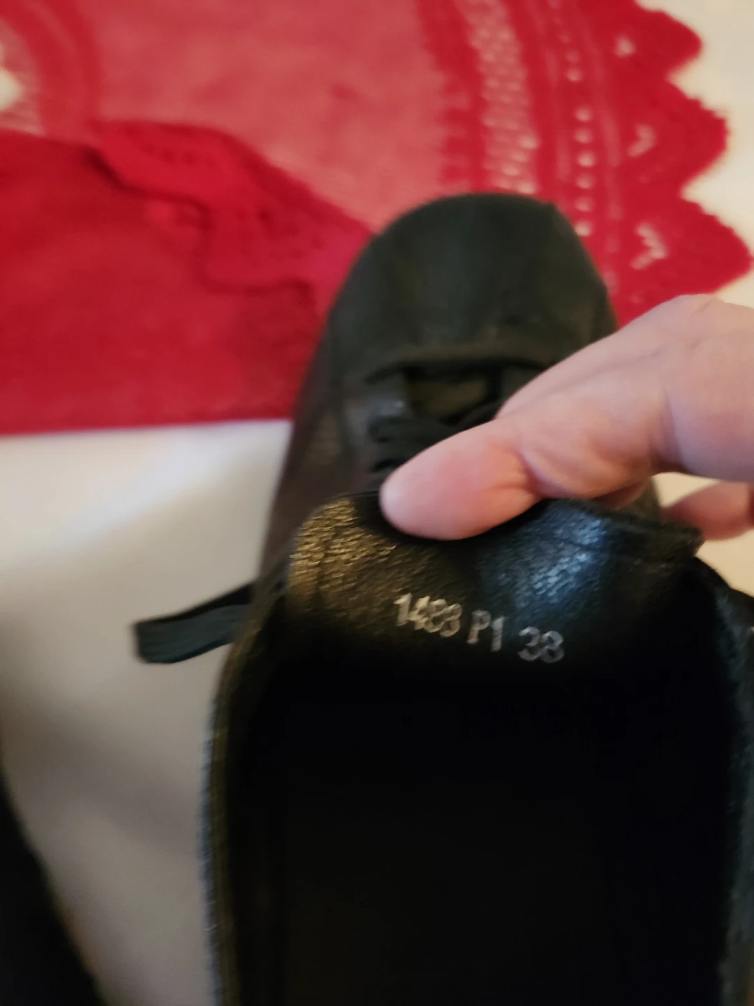 Prada Black Leather Sneakers Size 38 - photo 3