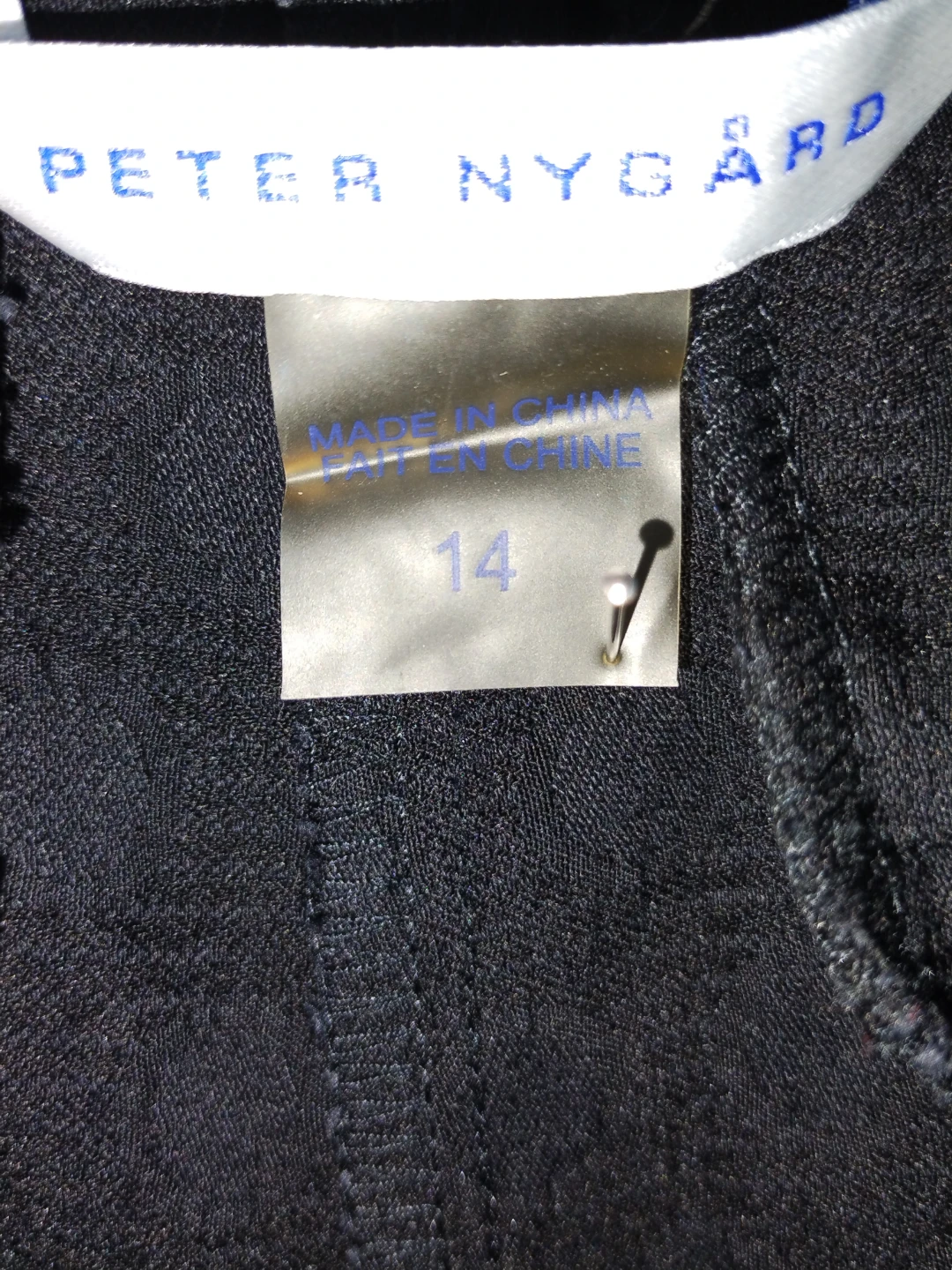 Peter Nygård Black Polka Dot Pants Size 14P - photo 3