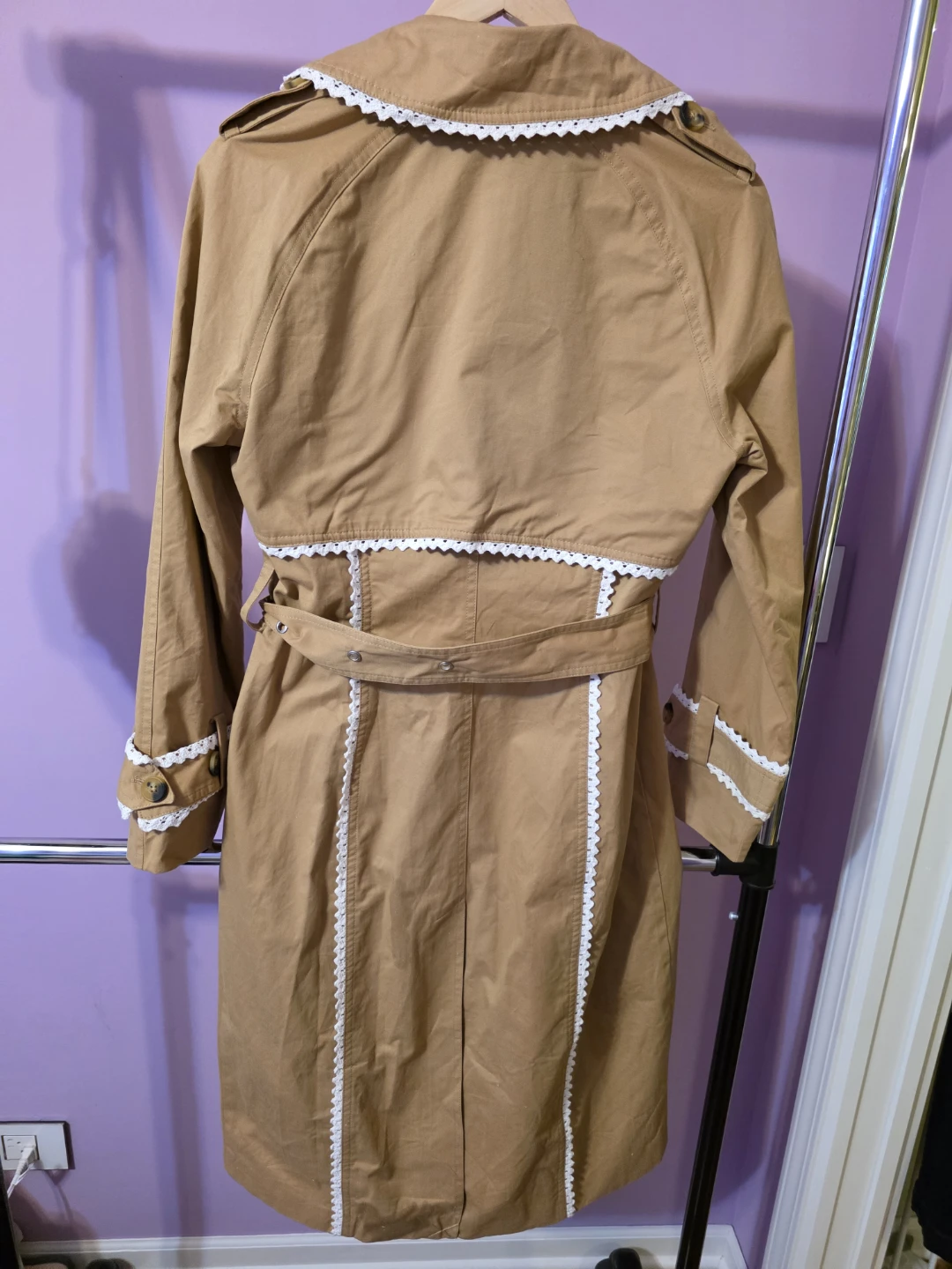 7 For All Mankind Trench Coat - Size S NWT - photo 2